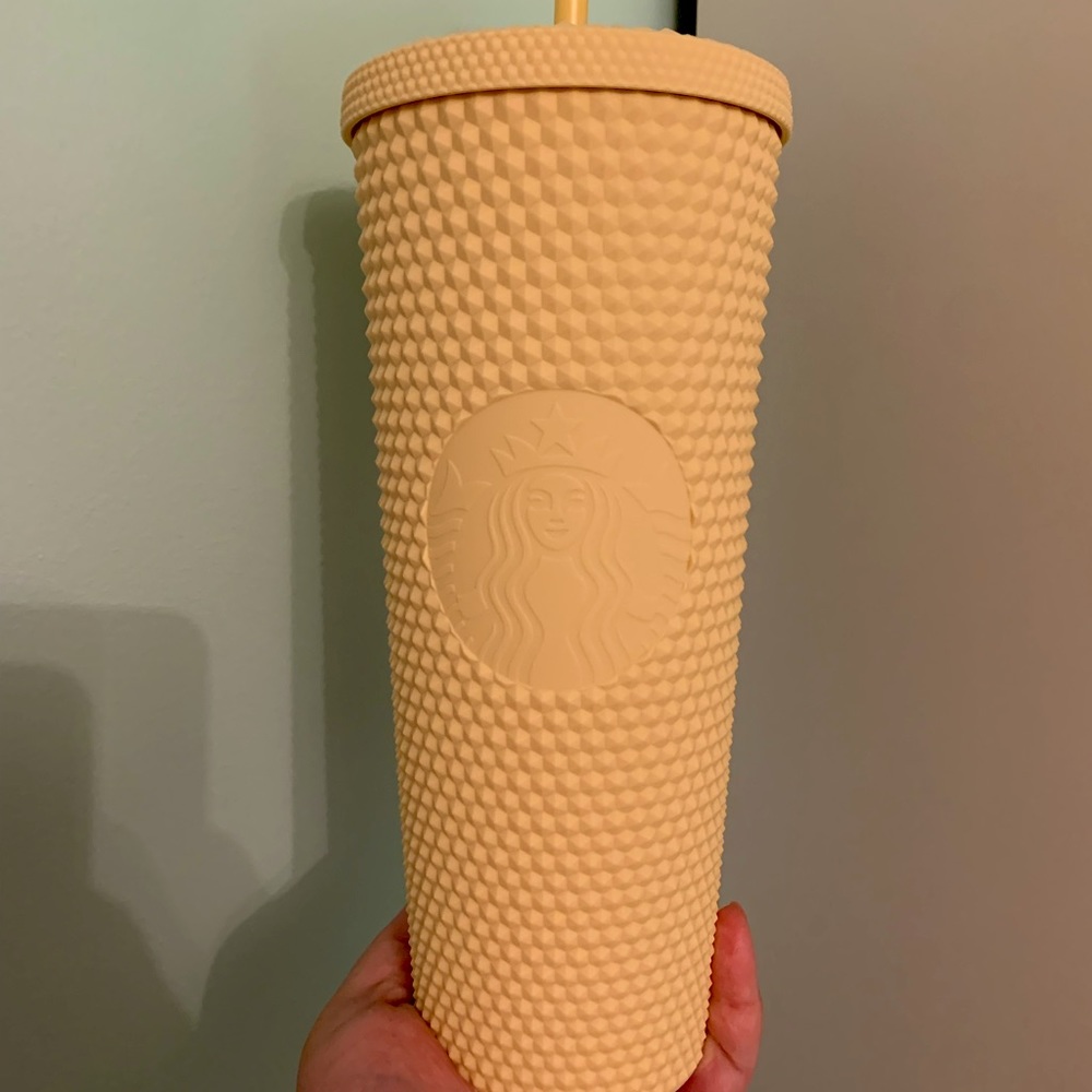 Starbucks Venti Studded Cup Pale Yellow China Release